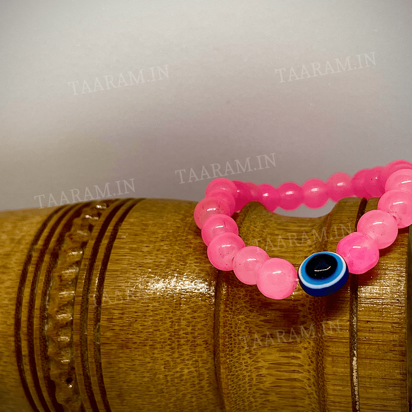 Rose Shield Evil Eye Bracelet
