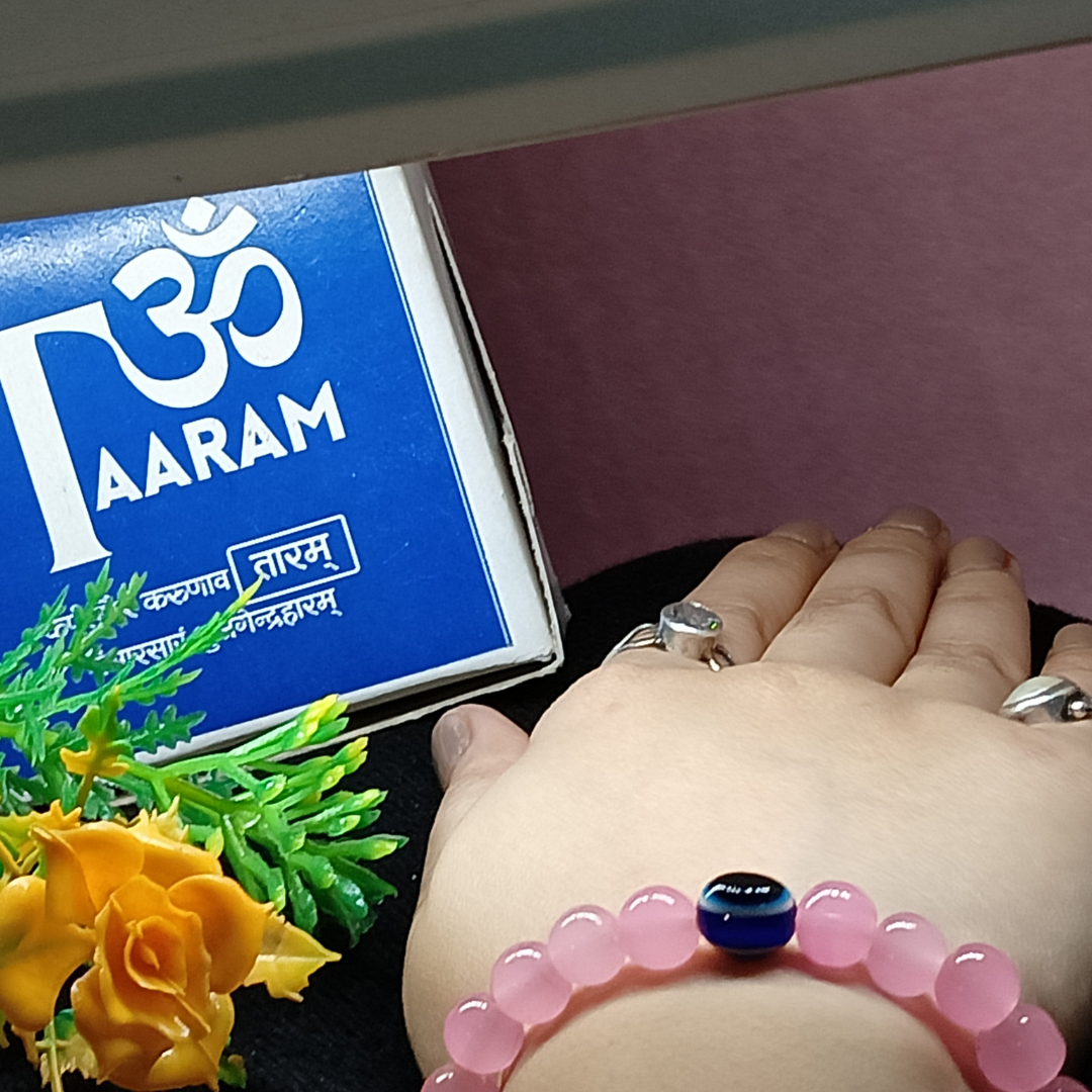 Rose Shield Evil Eye Bracelet