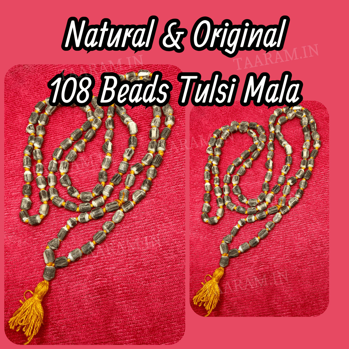 108 Beads Divine Tulsi Mala - Natural & Original