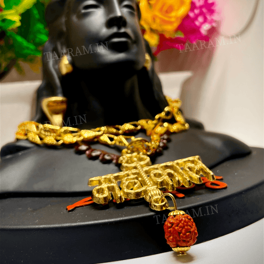 5 Mukhi Mahakaal Shield Rudraksha Pendant
